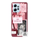 Manitoba Xiaomi Redmi Note 12 4G ile Uyumlu Love Your Self Tasarımlı Baskılı Şeffaf Telefon Kılıfı, Çok Renkli