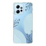 Manitoba Xiaomi Redmi Note 12 4G ile Uyumlu Sanatsal Şekiller Tasarımlı Baskılı Şeffaf Telefon Kılıfı