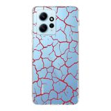 Manitoba Xiaomi Redmi Note 12 4G ile Uyumlu Şekiller Tasarımlı Baskılı Şeffaf Telefon Kılıfı
