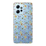 Manitoba Xiaomi Redmi Note 12 4G ile Uyumlu Sonbahar Tasarımlı Baskılı Şeffaf Telefon Kılıfı