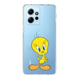 Manitoba Xiaomi Redmi Note 12 4G ile Uyumlu Tweety Tasarımlı Baskılı Şeffaf Telefon Kılıfı
