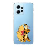 Manitoba Xiaomi Redmi Note 12 4G Uyumlu Winnie Tasarımlı Baskılı Şeffaf Telefon Kılıfı