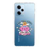 Manitoba Xiaomi Redmi Note 12 Pro 5G ile Uyumlu All You Need Tasarımlı Baskılı Şeffaf Telefon Kılıfı