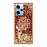 Manitoba Xiaomi Redmi Note 12 Pro 5G ile Uyumlu Ceylan Tasarımlı Baskılı Şeffaf Telefon Kılıfı