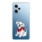 Manitoba Xiaomi Redmi Note 12 Pro 5G ile Uyumlu Dalmaçyalı Tasarımlı Baskılı Şeffaf Telefon Kılıfı