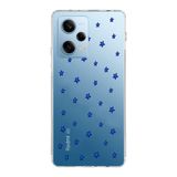 Manitoba Xiaomi Redmi Note 12 Pro 5G ile Uyumlu Minik Yıldızlar Tasarımlı Baskılı Şeffaf Telefon Kılıfı