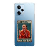 Manitoba Xiaomi Redmi Note 12 Pro 5G ile Uyumlu Phoebe Tasarımlı Baskılı Şeffaf Telefon Kılıfı