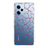Manitoba Xiaomi Redmi Note 12 Pro 5G ile Uyumlu Şekiller Tasarımlı Baskılı Şeffaf Telefon Kılıfı