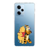 Manitoba Xiaomi Redmi Note 12 Pro 5G ile Uyumlu Winnie Tasarımlı Baskılı Şeffaf Telefon Kılıfı