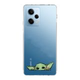 Manitoba Xiaomi Redmi Note 12 Pro 5G ile Uyumlu Yoda Tasarımlı Baskılı Şeffaf Telefon Kılıfı