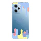 Manitoba Xiaomi Redmi Note 12 Pro 5G Uyumlu Baskılı Yumuşak Silikon Şeffaf Telefon Kılıfı, Desen66