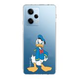 Manitoba Xiaomi Redmi Note 12 Pro 5G Uyumlu Baskılı Yumuşak Silikon Şeffaf Telefon Kılıfı, Donald Duck Desen