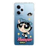 Manitoba Xiaomi Redmi Note 12 Pro 5G Uyumlu Baskılı Yumuşak Silikon Şeffaf Telefon Kılıfı, Powerpuff Girls Desen