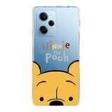 Manitoba Xiaomi Redmi Note 12 Pro 5G Uyumlu Baskılı Yumuşak Silikon Şeffaf Telefon Kılıfı, Winnie the Pooh Desen