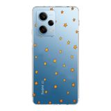 Manitoba Xiaomi Redmi Note 12 Pro 5G Uyumlu Baskılı Yumuşak Silikon Şeffaf Telefon Kılıfı, Yıldız Deseni