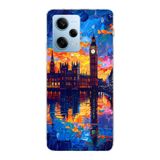 Manitoba Xiaomi Redmi Note 12 Pro 5G Uyumlu Baskılı Yumuşak Silikon Telefon Kılıfı, Big Ben Deseni