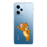 Manitoba Xiaomi Redmi Note 12 Pro 5G Uyumlu Jerry Tasarımlı Baskılı Şeffaf Telefon Kılıfı
