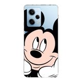 Manitoba Xiaomi Redmi Note 12 Pro 5G Uyumlu Mickey Tasarımlı Baskılı Şeffaf Telefon Kılıfı