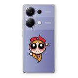 Manitoba Xiaomi Redmi Note 13 Pro 4G ile Uyumlu Blossom Tasarımlı Baskılı Şeffaf Telefon Kılıfı