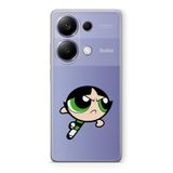 Manitoba Xiaomi Redmi Note 13 Pro 4G ile Uyumlu Buttercup Tasarımlı Baskılı Şeffaf Telefon Kılıfı