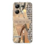 Manitoba Xiaomi Redmi Note 13 Pro 4G Uyumlu Baskılı Yumuşak Silikon Şeffaf Telefon Kılıfı, Desen19