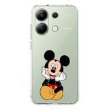 Manitoba Xiaomi Redmi Note 13 Pro 4G Uyumlu Baskılı Yumuşak Silikon Şeffaf Telefon Kılıfı, Mickey Mouse Desen
