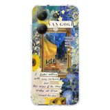 Manitoba Xiaomi Redmi Note 13 Pro 4G Uyumlu Baskılı Yumuşak Silikon Şeffaf Telefon Kılıfı, Van Gogh Deseni