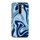 Manitoba Xiaomi Redmi Note 8 Pro ile Uyumlu Desen Tasarımlı Baskılı Şeffaf Telefon Kılıfı, Çok Renkli