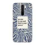 Manitoba Xiaomi Redmi Note 8 Pro ile Uyumlu No One Is You Tasarımlı Baskılı Şeffaf Silikon Telefon Kılıfı, Çok Renkli