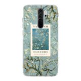 Manitoba Xiaomi Redmi Note 8 Pro ile Uyumlu Van Gogh Tasarımlı Baskılı Şeffaf Telefon Kılıfı