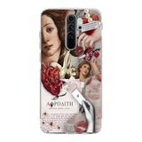 Manitoba Xiaomi Redmi Note 8 Pro Uyumlu Afrodit Tasarımlı Baskılı Şeffaf Telefon Kılıfı, Çok Renkli