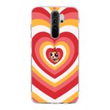 Manitoba Xiaomi Redmi Note 8 Pro Uyumlu Blossom Tasarımlı Baskılı Şeffaf Telefon Kılıfı, Çok Renkli