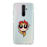 Manitoba Xiaomi Redmi Note 8 Pro Uyumlu Blossom Tasarımlı Baskılı Şeffaf Telefon Kılıfı
