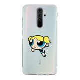 Manitoba Xiaomi Redmi Note 8 Pro Uyumlu Bubbles Tasarımlı Baskılı Şeffaf Telefon Kılıfı