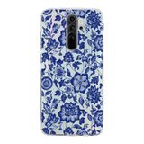 Manitoba Xiaomi Redmi Note 8 Pro Uyumlu Çiçek Tasarımlı Baskılı Şeffaf Telefon Kılıfı