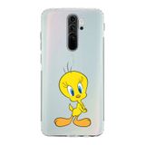 Manitoba Xiaomi Redmi Note 8 Pro Uyumlu Tweety Tasarımlı Baskılı Şeffaf Telefon Kılıfı