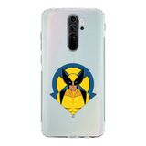 Manitoba Xiaomi Redmi Note 8 Pro Uyumlu Wolverine Tasarımlı Baskılı Şeffaf Telefon Kılıfı
