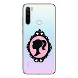 Manitoba Xiaomi Redmi Note 8 Uyumlu Ayna Tasarımlı Baskılı Şeffaf Telefon Kılıfı, Çok Renkli