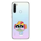 Manitoba Xiaomi Redmi Note 8 Uyumlu Bubbles Tasarımlı Baskılı Şeffaf Telefon Kılıfı, Çok Renkli