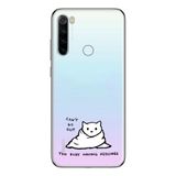 Manitoba Xiaomi Redmi Note 8 Uyumlu Cant Go Out Tasarımlı Baskılı Şeffaf Telefon Kılıfı, Çok Renkli