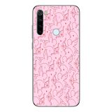 Manitoba Xiaomi Redmi Note 8 Uyumlu Eros Tasarımlı Baskılı Şeffaf Telefon Kılıfı, Silikon, Çok Renkli