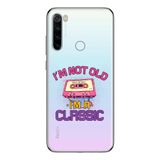 Manitoba Xiaomi Redmi Note 8 Uyumlu Im Classic Tasarımlı Baskılı Şeffaf Telefon Kılıfı, Çok Renkli
