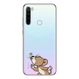 Manitoba Xiaomi Redmi Note 8 Uyumlu Jerry Tasarımlı Baskılı Şeffaf Silikon Telefon Kılıfı