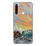 Manitoba Xiaomi Redmi Note 8 Uyumlu Manzara Tasarımlı Baskılı Şeffaf Telefon Kılıfı, Çok Renkli