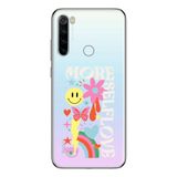 Manitoba Xiaomi Redmi Note 8 Uyumlu More Self Love Tasarımlı Baskılı Şeffaf Telefon Kılıfı, Çok Renkli