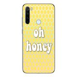Manitoba Xiaomi Redmi Note 8 Uyumlu Oh Honey Tasarımlı Baskılı Şeffaf Telefon Kılıfı, Silikon, Çok Renkli