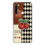 Manitoba Xiaomi Redmi Note 8 Uyumlu Remember To Be Happy Tasarımlı Baskılı Şeffaf Telefon Kılıfı, Çok Renkli