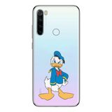 Manitoba Xiaomi Redmi Note 8 Uyumlu Sevimli Ördek Tasarımlı Baskılı Şeffaf Telefon Kılıfı, Çok Renkli