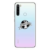Manitoba Xiaomi Redmi Note 8 Uyumlu The World Is Yours Tasarımlı Baskılı Şeffaf Telefon Kılıfı