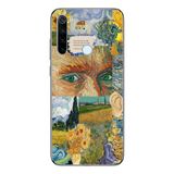 Manitoba Xiaomi Redmi Note 8 Uyumlu Van Gogh Tasarımlı Baskılı Şeffaf Telefon Kılıfı